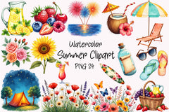 Summer Clipart Bundle 6 - CraftNest - Digital Crafting and Art