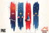 Patriotic Day Brushstrokes Clipart Bundle 1