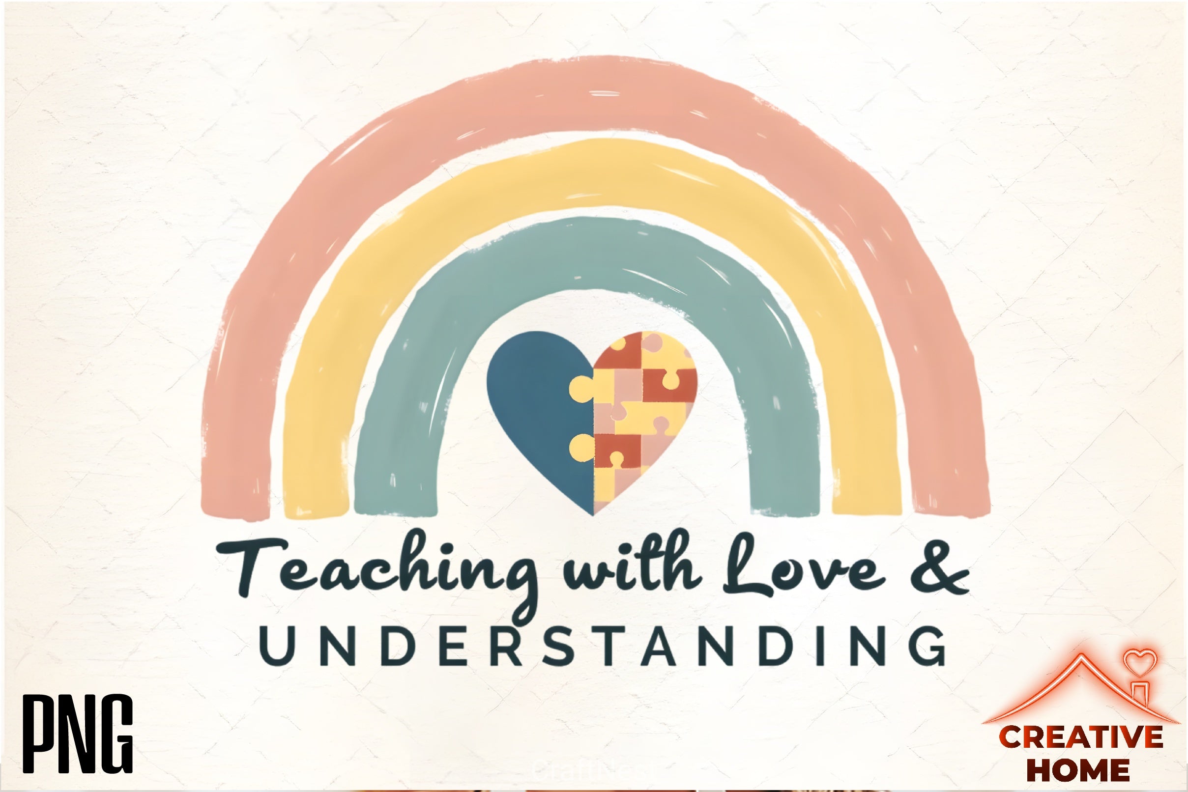 Down Syndrome & Autism Rainbow Clipart Bundle - CraftNest - Digital Crafting and Art