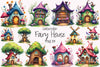 Fairy House Clipart Bundle 4
