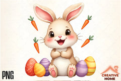 Easter Bunny Clipart Bundle 50 - CraftNest - Digital Crafting and Art