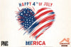 Patriotic Heart Clipart Bundle 1