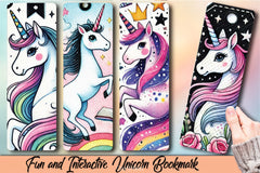 Unicorn Bookmark Junk Journal 2 - CraftNest - Digital Crafting and Art