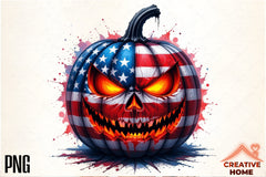 Gothic 4th July Pumpkin Clipart Bundle - CraftNest - Digital Crafting and Art