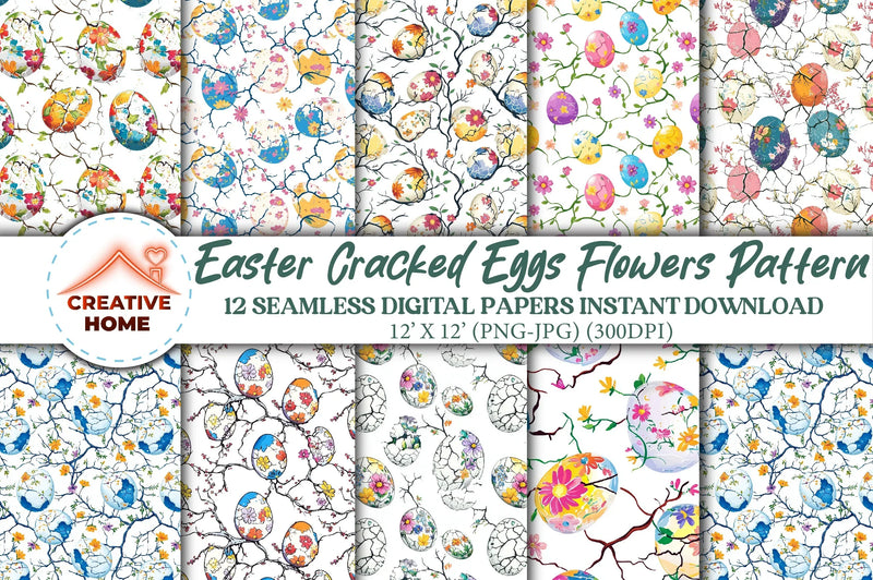 Easter Cracked Eggs Clipart Bundle - CraftNest - Digital Crafting and Art