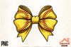 Softball Bow Clipart Bundle