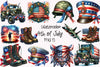 4th of July USA Clipart Bundle 3