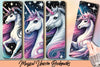 Magical Unicorn Bookmarks Journal