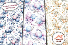 Easter Eggs & Flowers Clipart Bundle 1 - CraftNest - Digital Crafting and Art