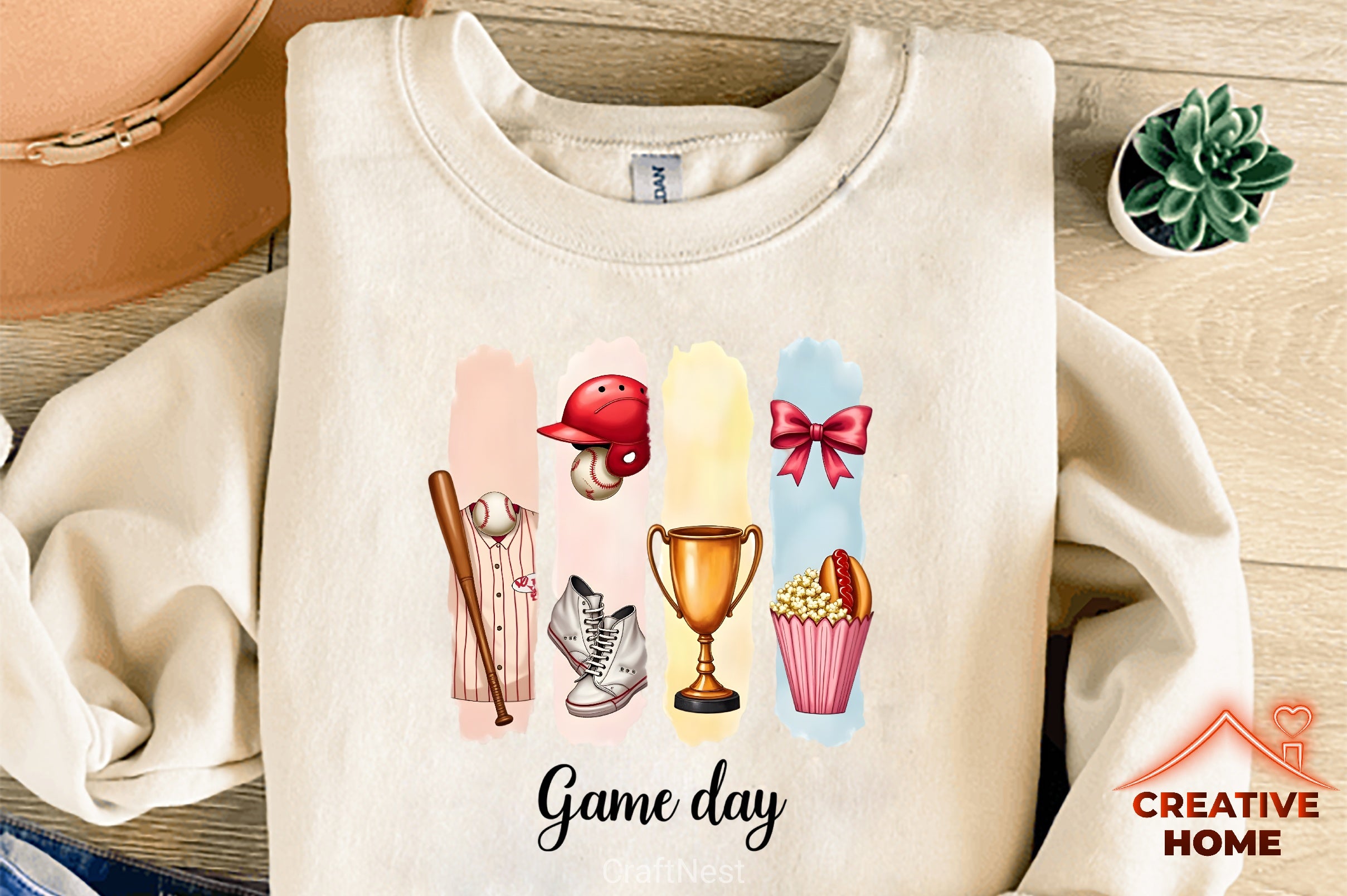 Baseball College Brushstrokes Clipart Bundle - CraftNest - Digital Crafting and Art