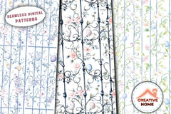 Easter Gate Flowers & Eggs Clipart Bundle - CraftNest - Digital Crafting and Art