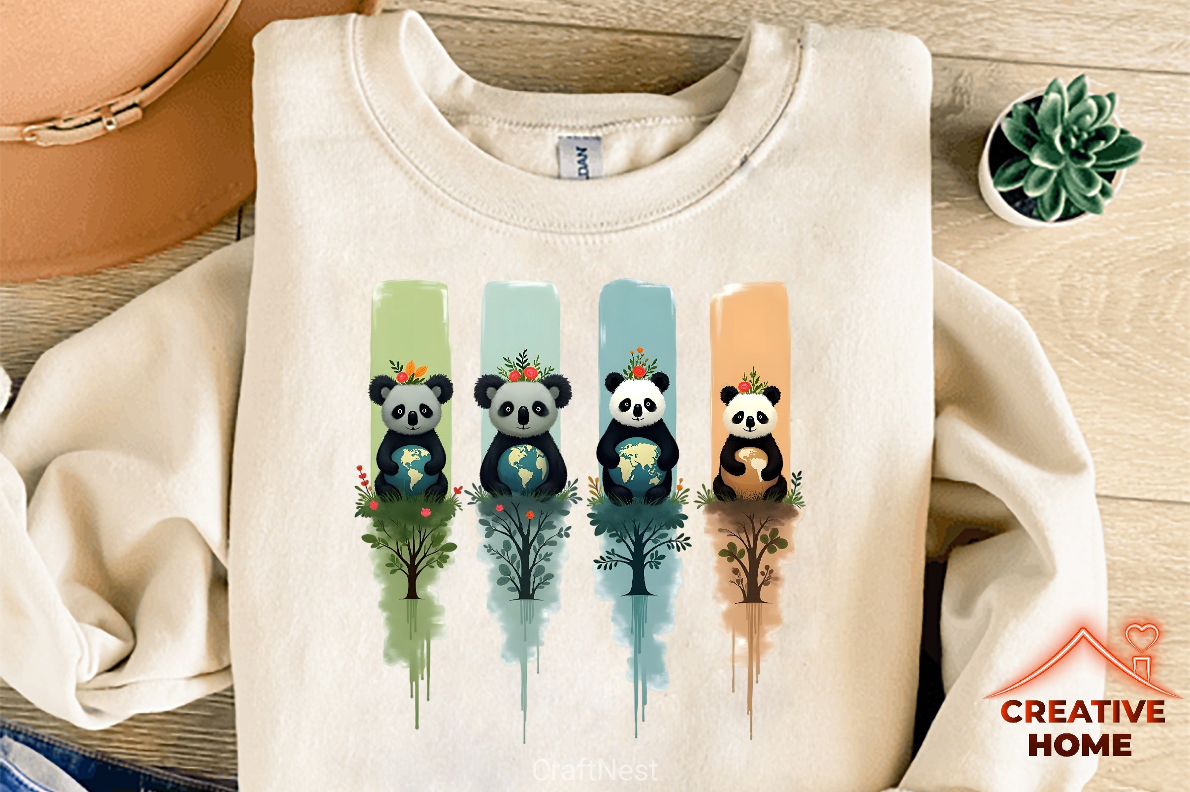 Earth Day Animal Brushstrokes Clipart Bundle - CraftNest - Digital Crafting and Art