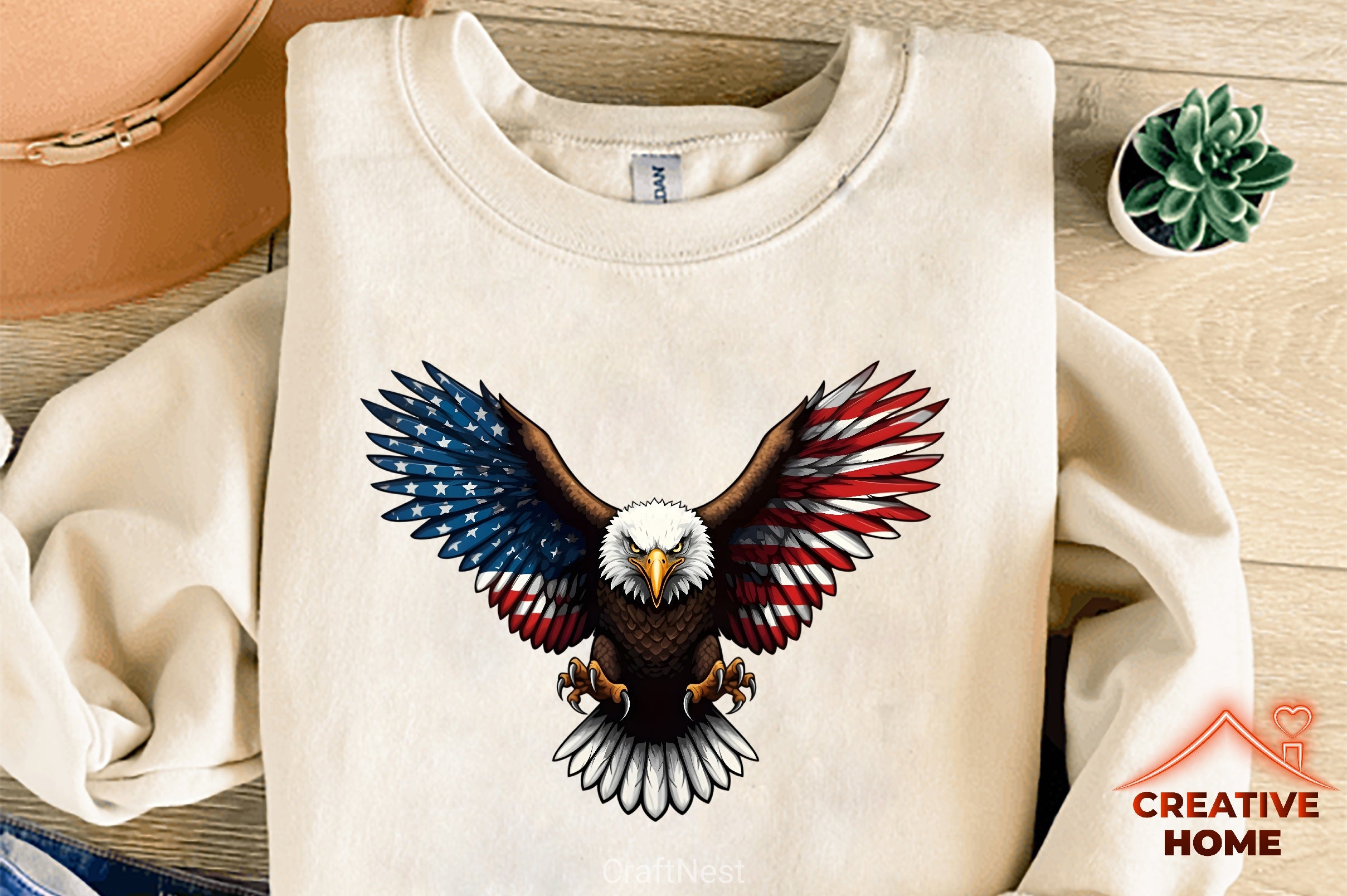 American Bald Eagle Clipart Bundle - CraftNest - Digital Crafting and Art