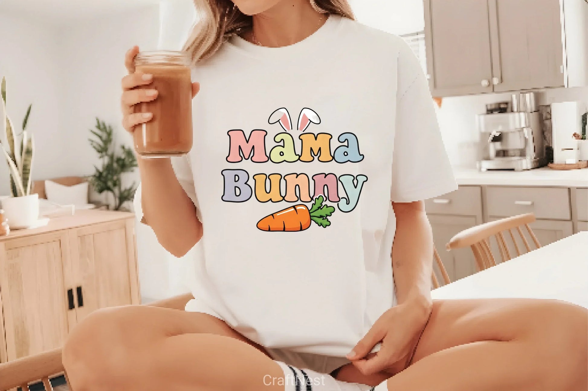 Mama Bunny Clipart Bundle - CraftNest - Digital Crafting and Art