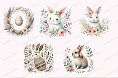 Boho Easter Clipart Bundle 4 - CraftNest - Digital Crafting and Art