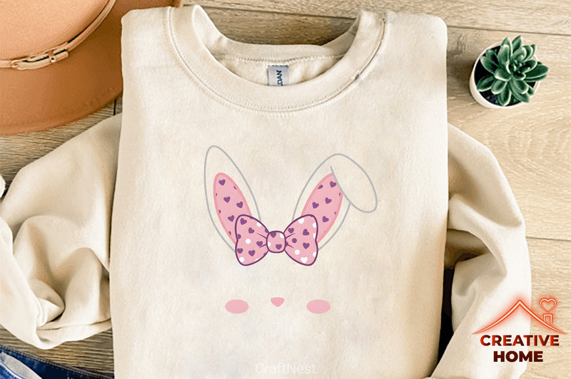 Easter Bunny Monogram Clipart Bundle - CraftNest - Digital Crafting and Art