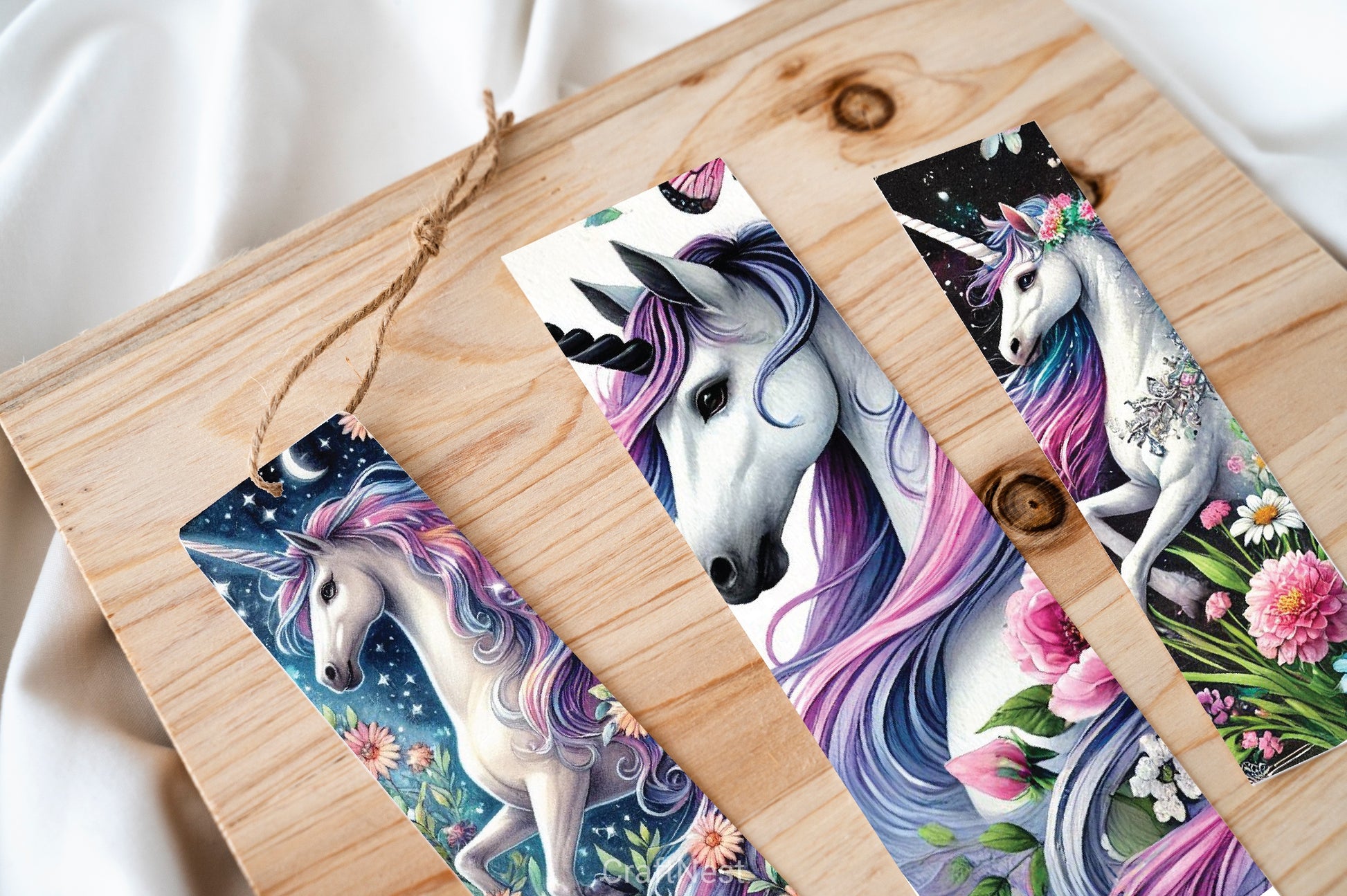 Fantasy Unicorn Bookmarks Journal - CraftNest - Digital Crafting and Art