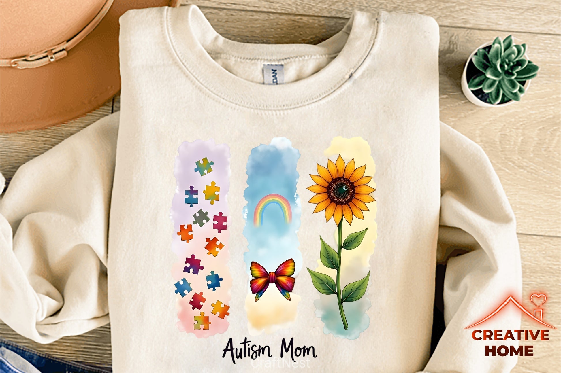 Vibrant Autism Awareness Brushstrokes Bundle - CraftNest - Digital Crafting and Art