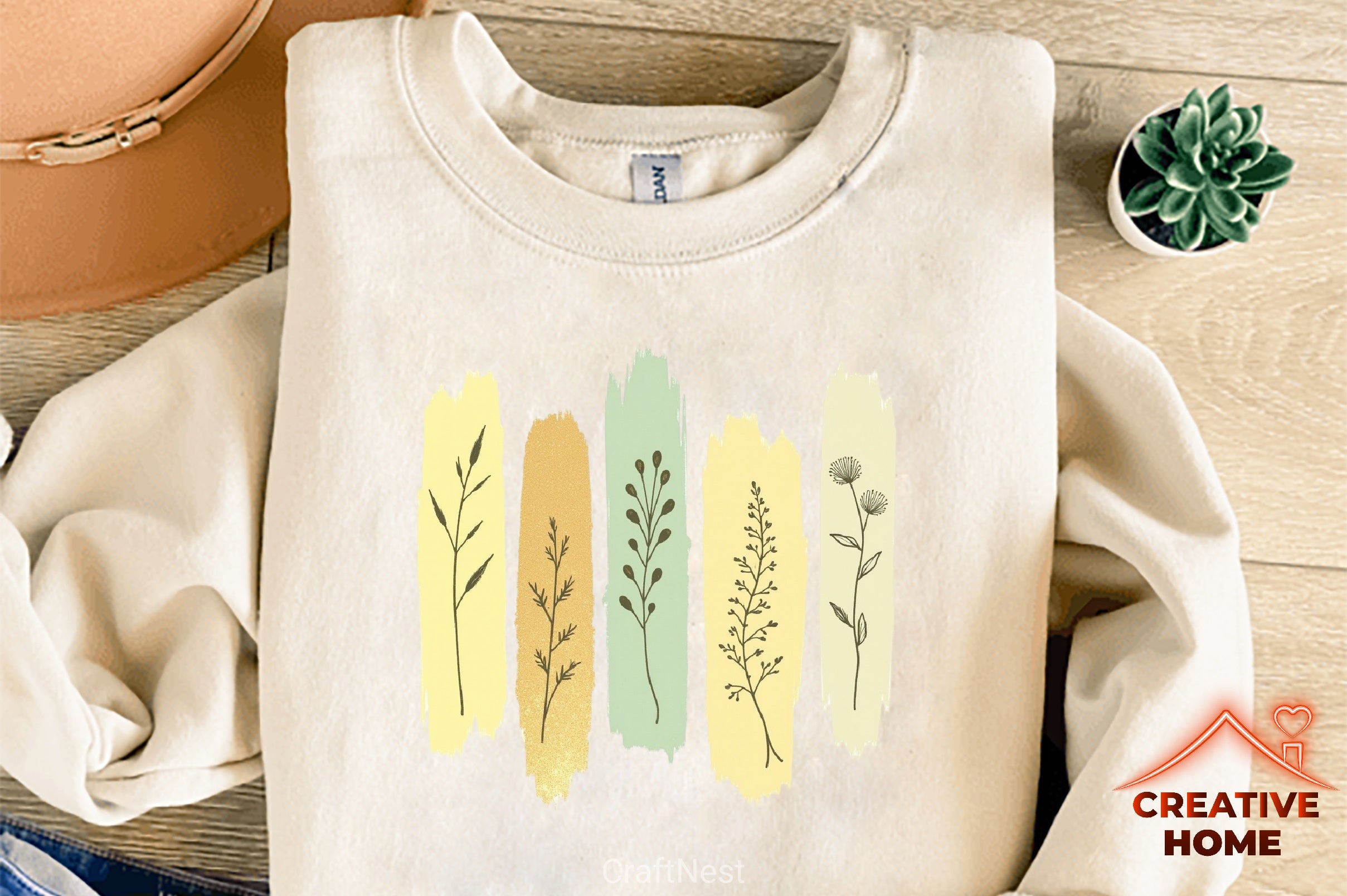 Boho Wildflowers Clipart Bundle - CraftNest - Digital Crafting and Art