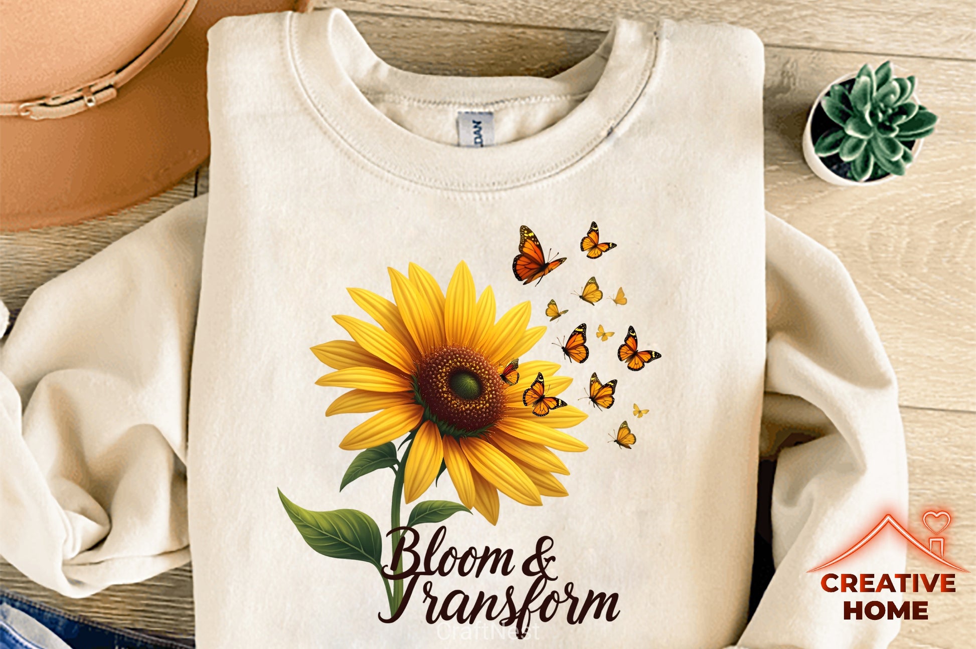 Sunflower Butterfly Clipart Bundle - CraftNest - Digital Crafting and Art