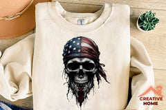 Gothic Skull Flag Clipart Bundle - CraftNest - Digital Crafting and Art