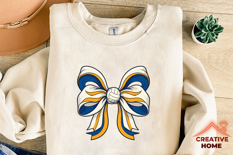 Volleyball Bow Clipart Bundle - CraftNest - Digital Crafting and Art