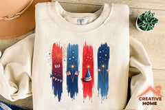 Patriotic Day Brushstrokes Clipart Bundle 1 - CraftNest - Digital Crafting and Art