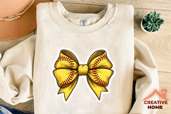 Softball Bow Clipart Bundle - CraftNest - Digital Crafting and Art