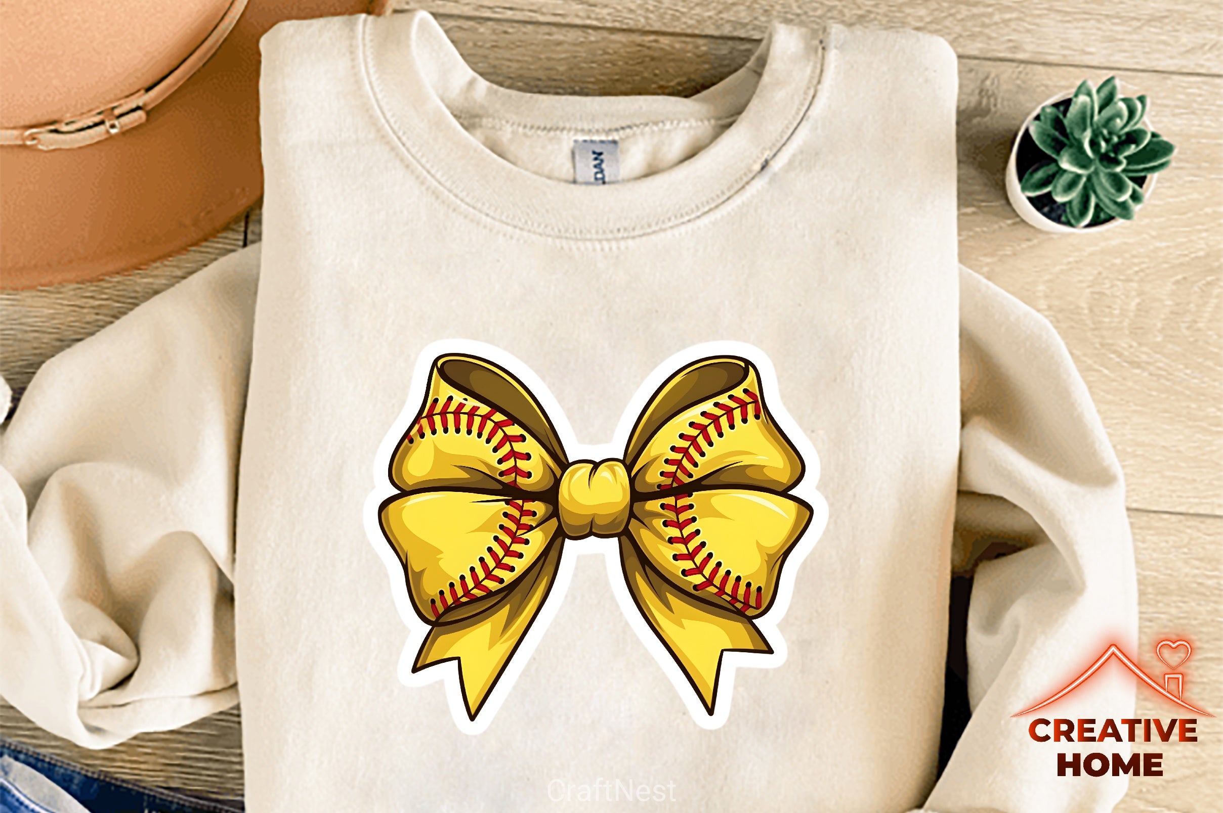 Softball Bow Clipart Bundle - CraftNest - Digital Crafting and Art