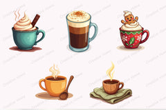 Fall Drinks Clipart Bundle - CraftNest - Digital Crafting and Art