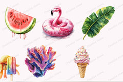 Happy Summer Clipart Bundle 3 - CraftNest - Digital Crafting and Art