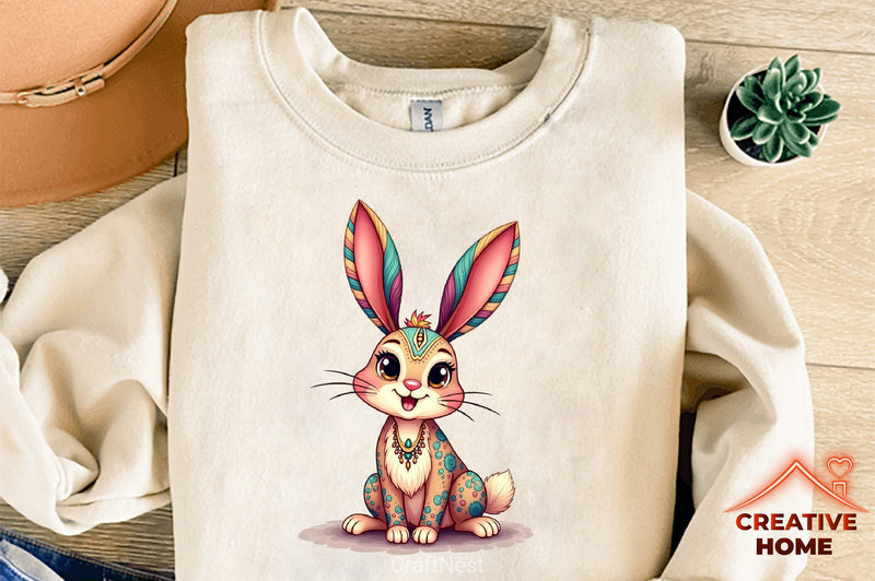 Boho Easter Clipart Bundle 6 - CraftNest - Digital Crafting and Art