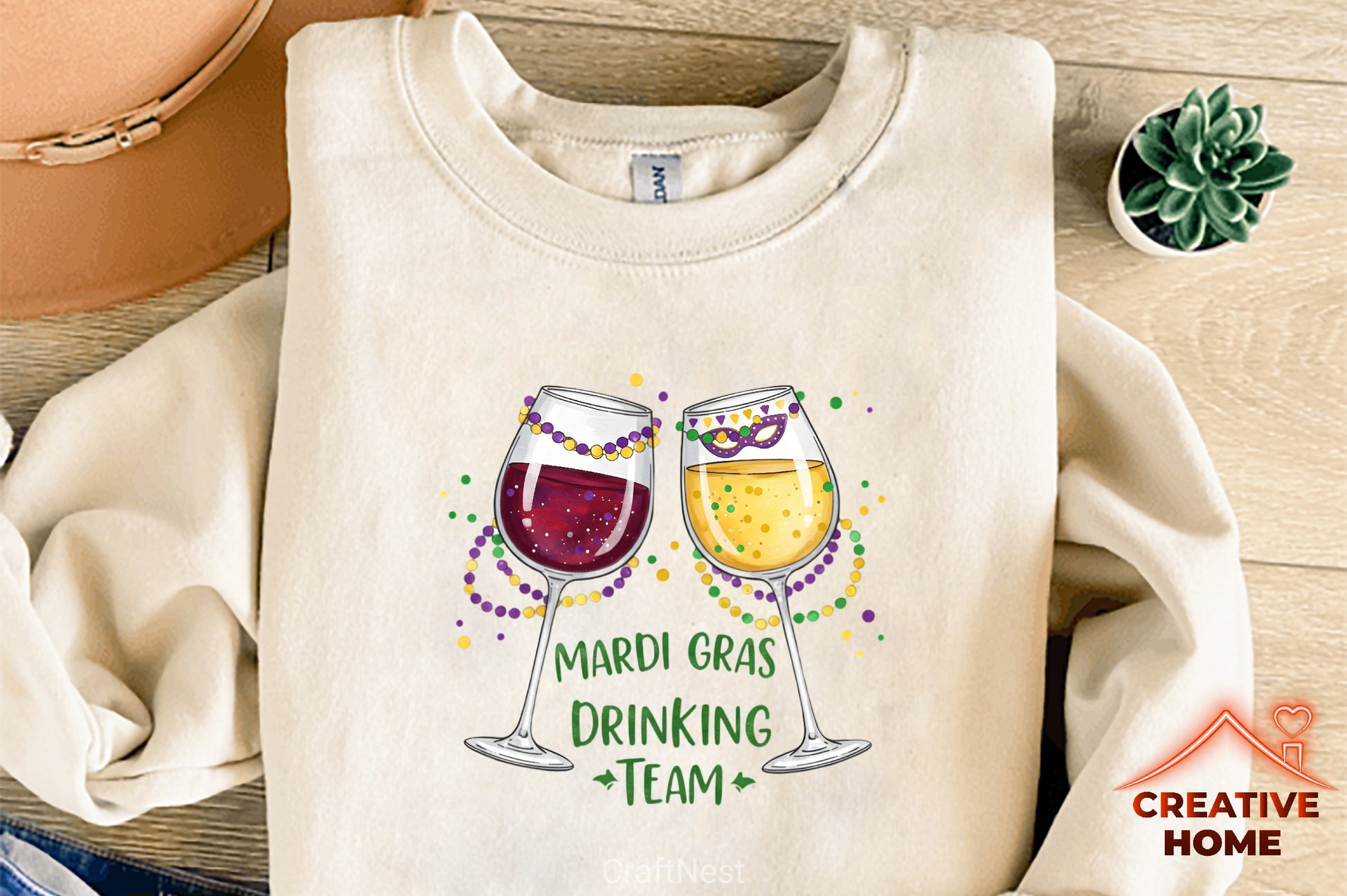 Mardi Gras Drinking Team Clipart Bundle - CraftNest - Digital Crafting and Art