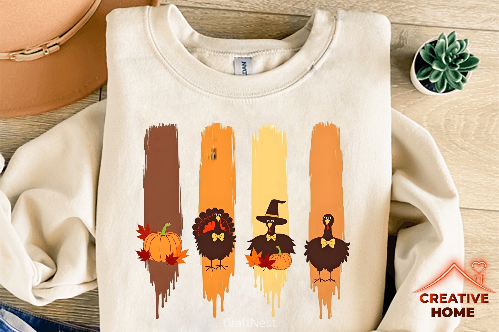 Thanksgiving Turkeys Clipart Bundle - CraftNest - Digital Crafting and Art