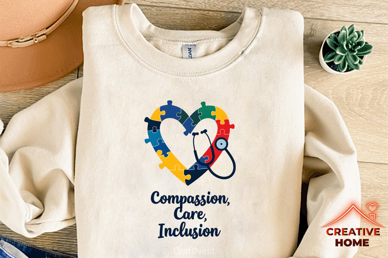 Down Syndrome & Autism Nurse Support Clipart Bundle 2 - CraftNest - Digital Crafting and Art