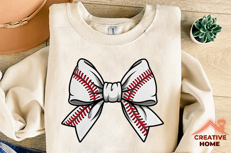 Baseball Stitch Bow Clipart Bundle - CraftNest - Digital Crafting and Art