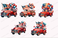 Memorial Day Car Parade Clipart Bundle - CraftNest - Digital Crafting and Art
