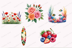 Summer Clipart Bundle 6 - CraftNest - Digital Crafting and Art