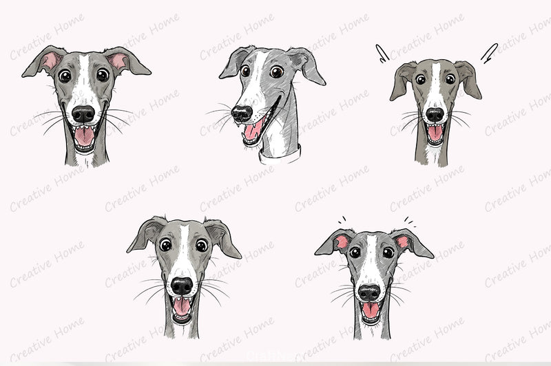 Funny Dog Clipart Bundle - CraftNest - Digital Crafting and Art