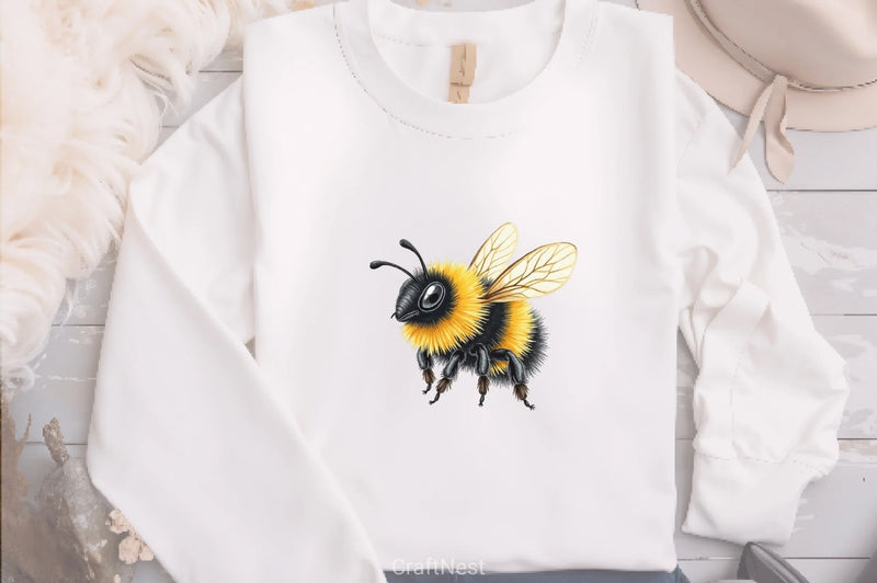 Spring Bee Clipart Bundle - CraftNest - Digital Crafting and Art