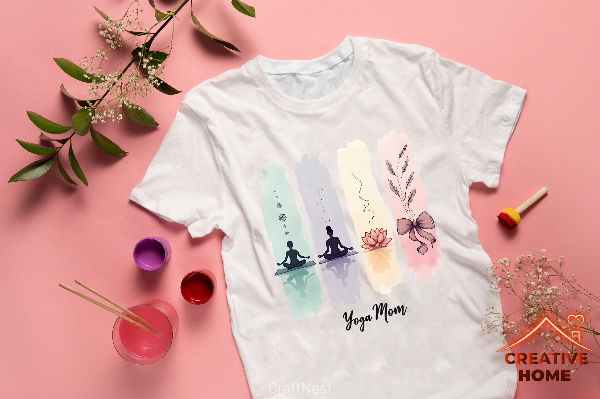 Yoga Mom Clipart Bundle - CraftNest - Digital Crafting and Art