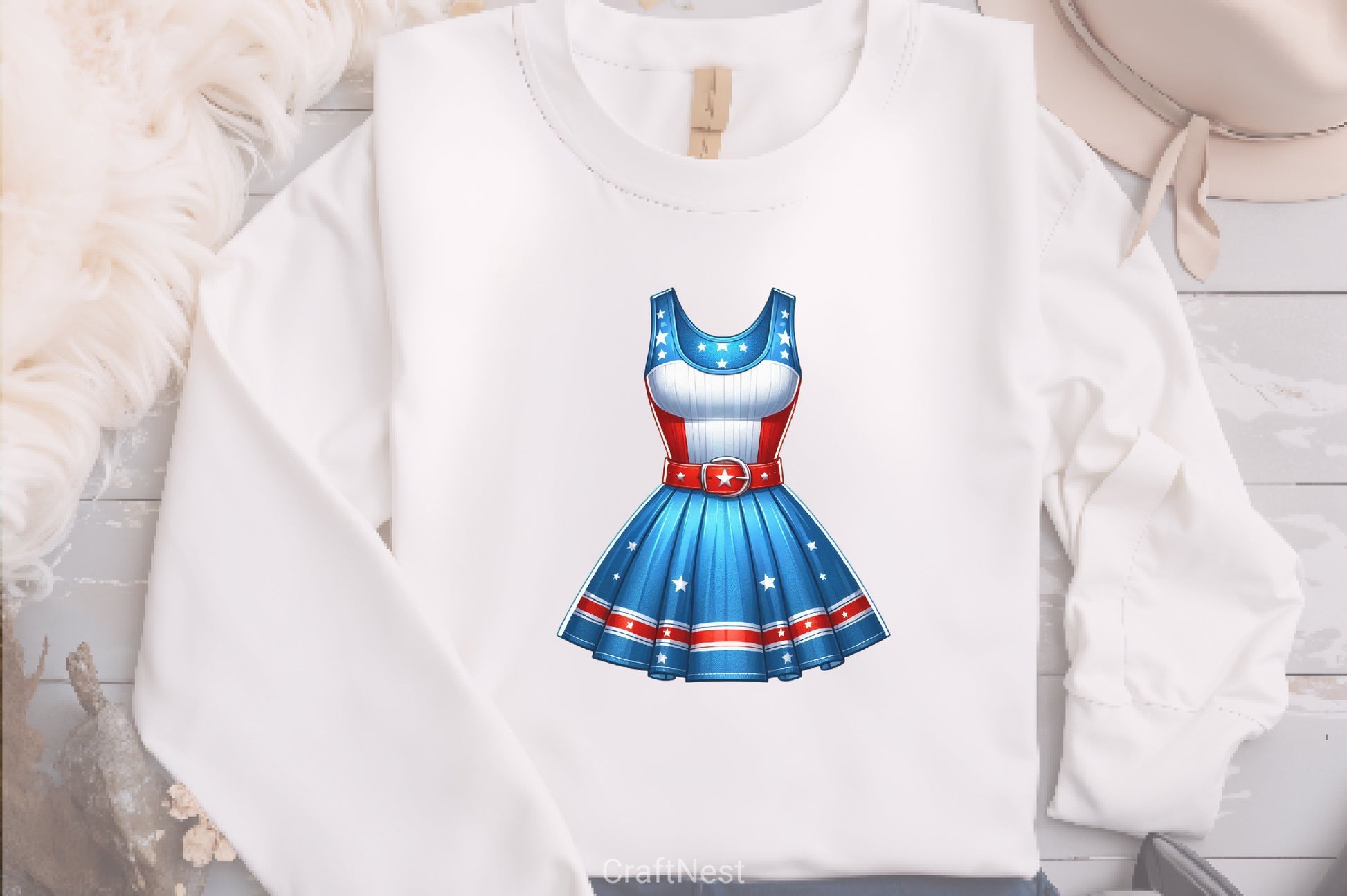 American 4th July Dresses Clipart Bundle - CraftNest - Digital Crafting and Art