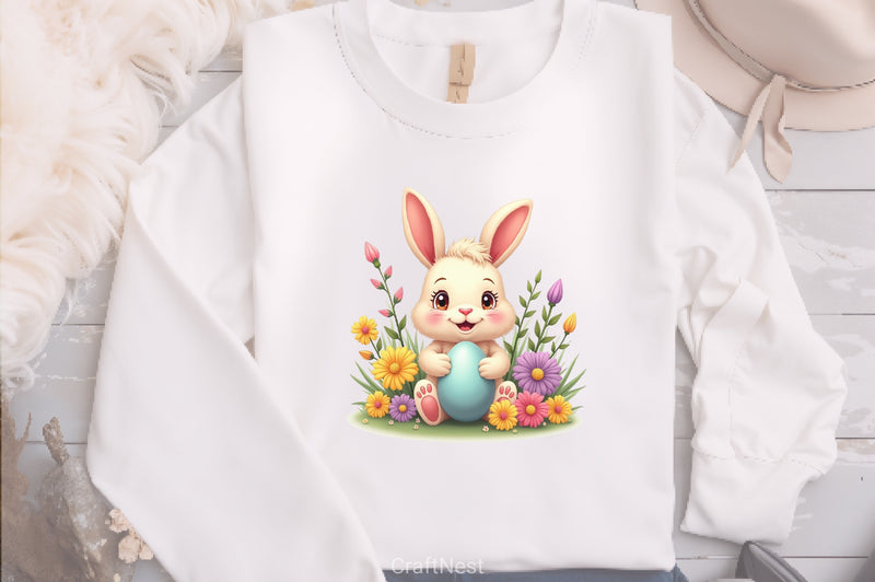 Cute Easter Bunny Clipart Bundle 54 - CraftNest - Digital Crafting and Art