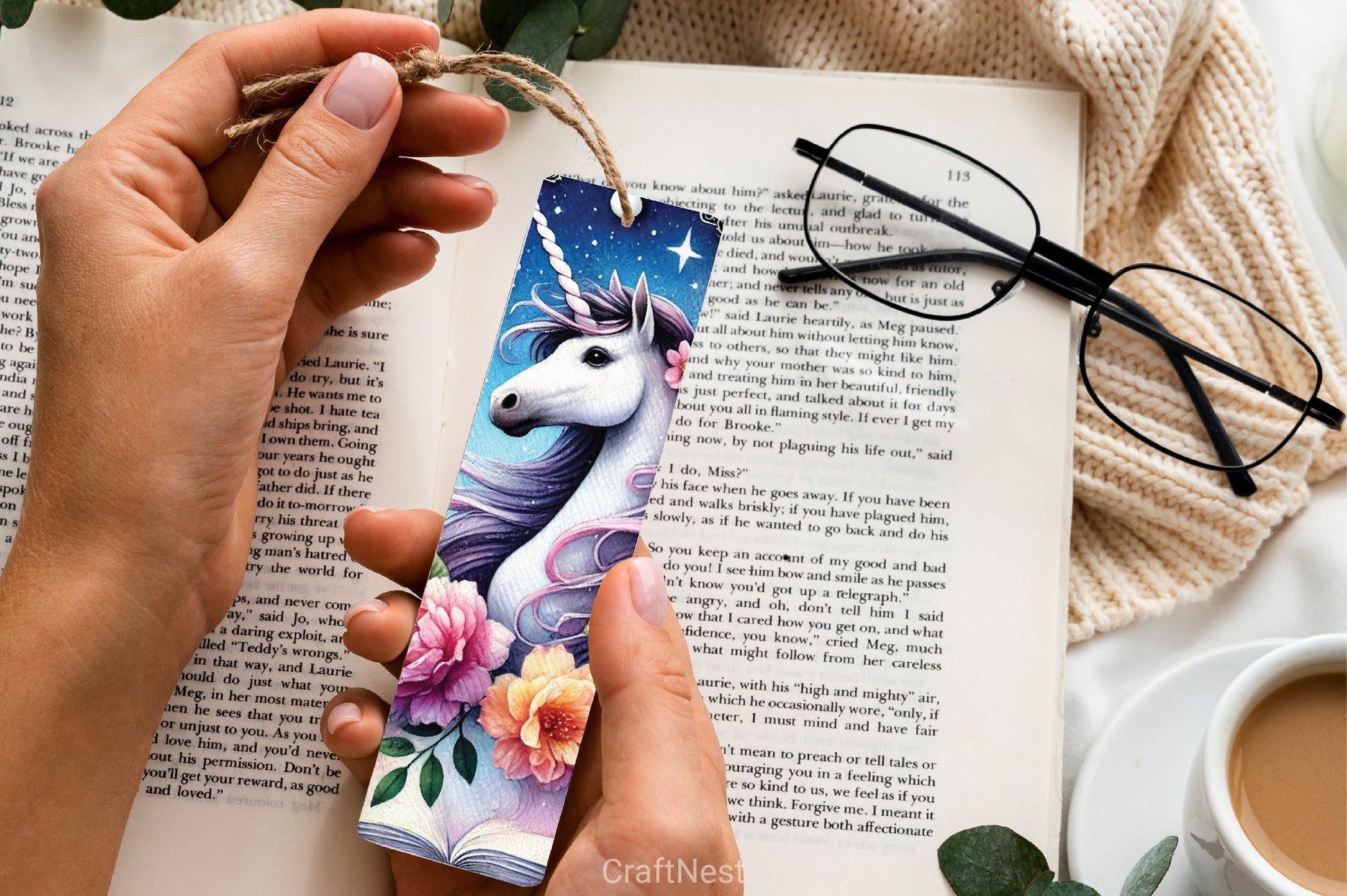 Unicorn Bookmark Junk Journal - CraftNest - Digital Crafting and Art