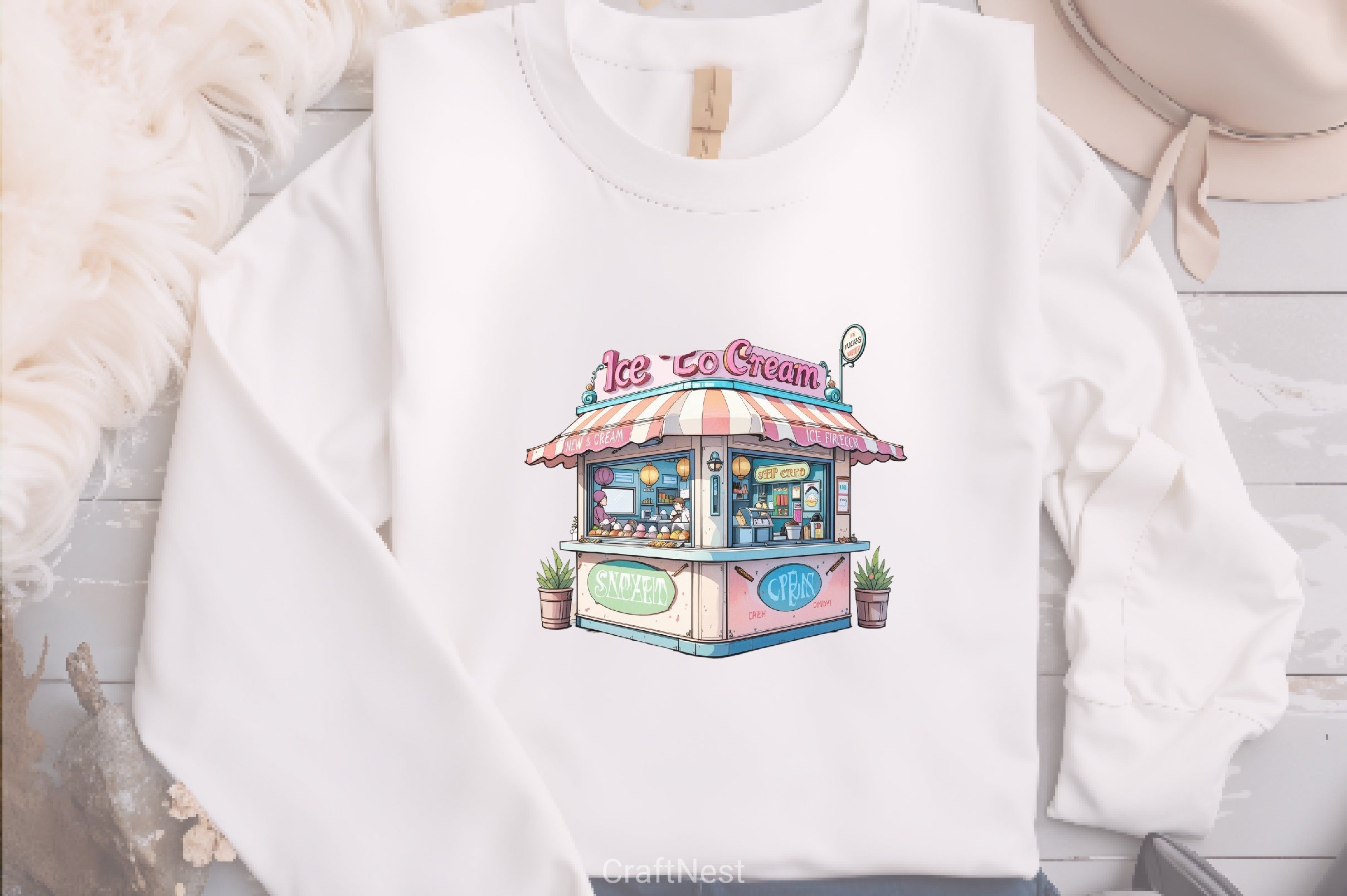 Retro Summer Clipart Bundle 3 - CraftNest - Digital Crafting and Art