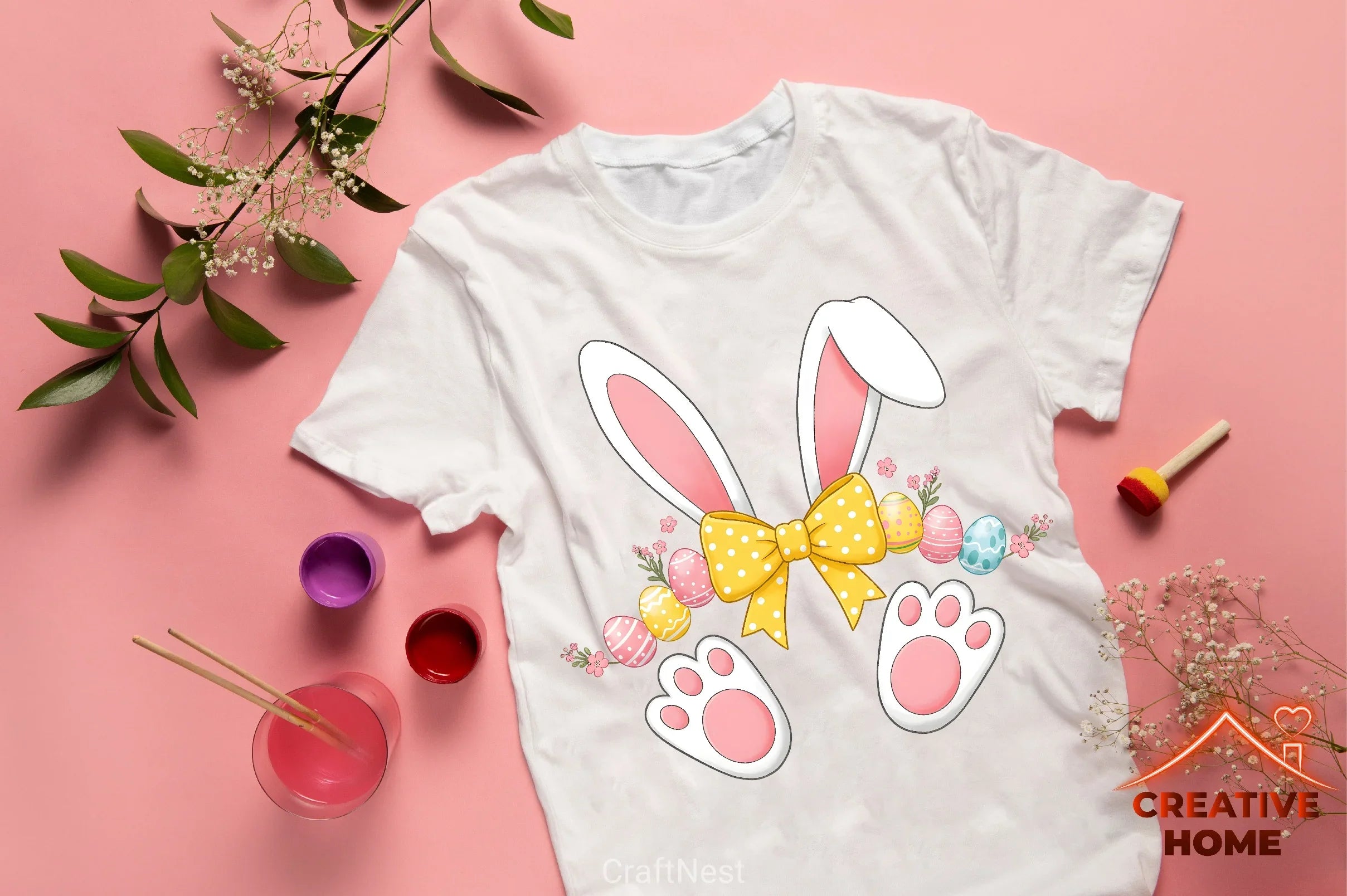 Easter Bunny Rabbit Clipart Bundle 1 - CraftNest - Digital Crafting and Art