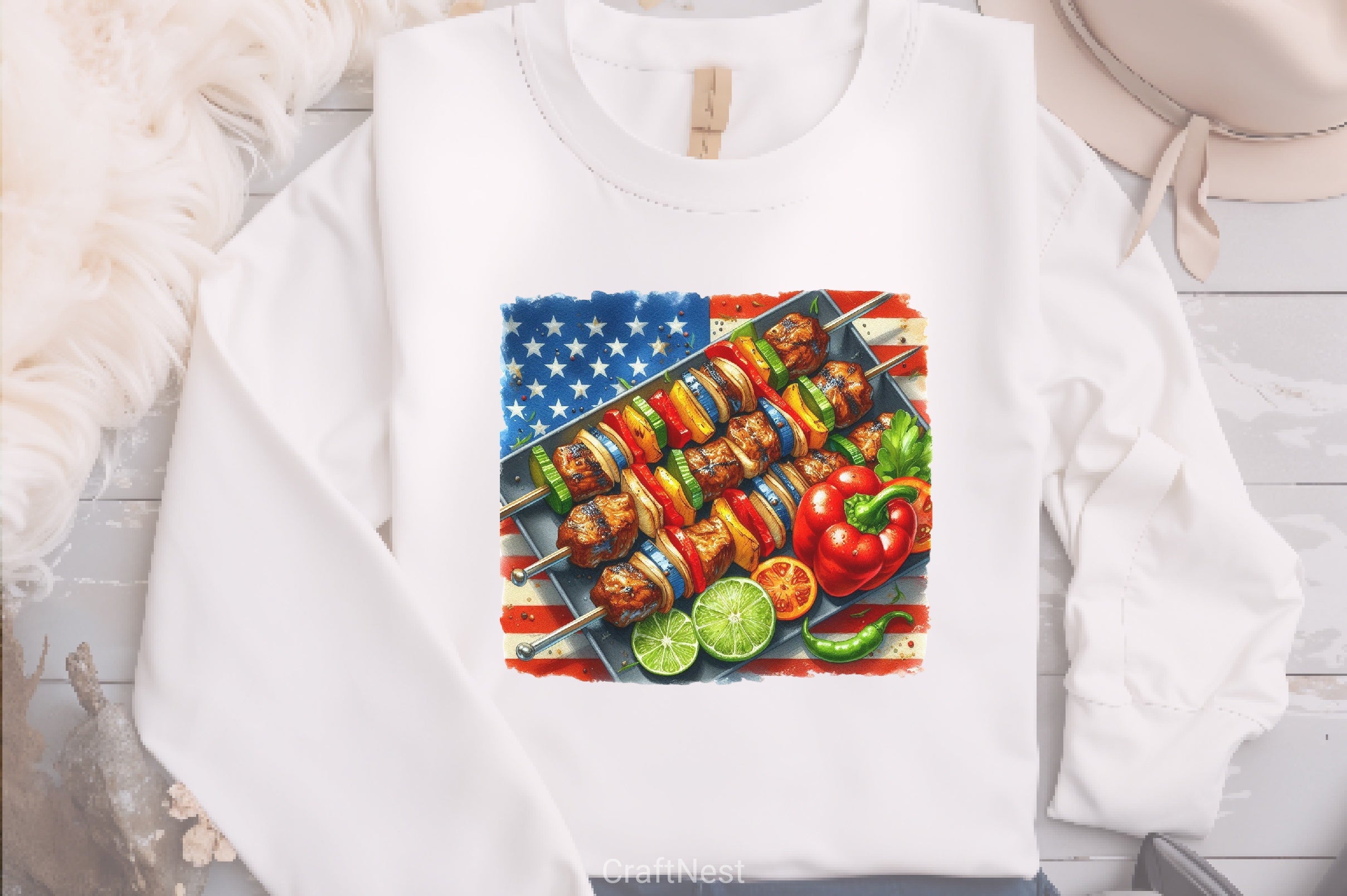 4th of July Food Recipes Clipart Bundle - CraftNest - Digital Crafting and Art