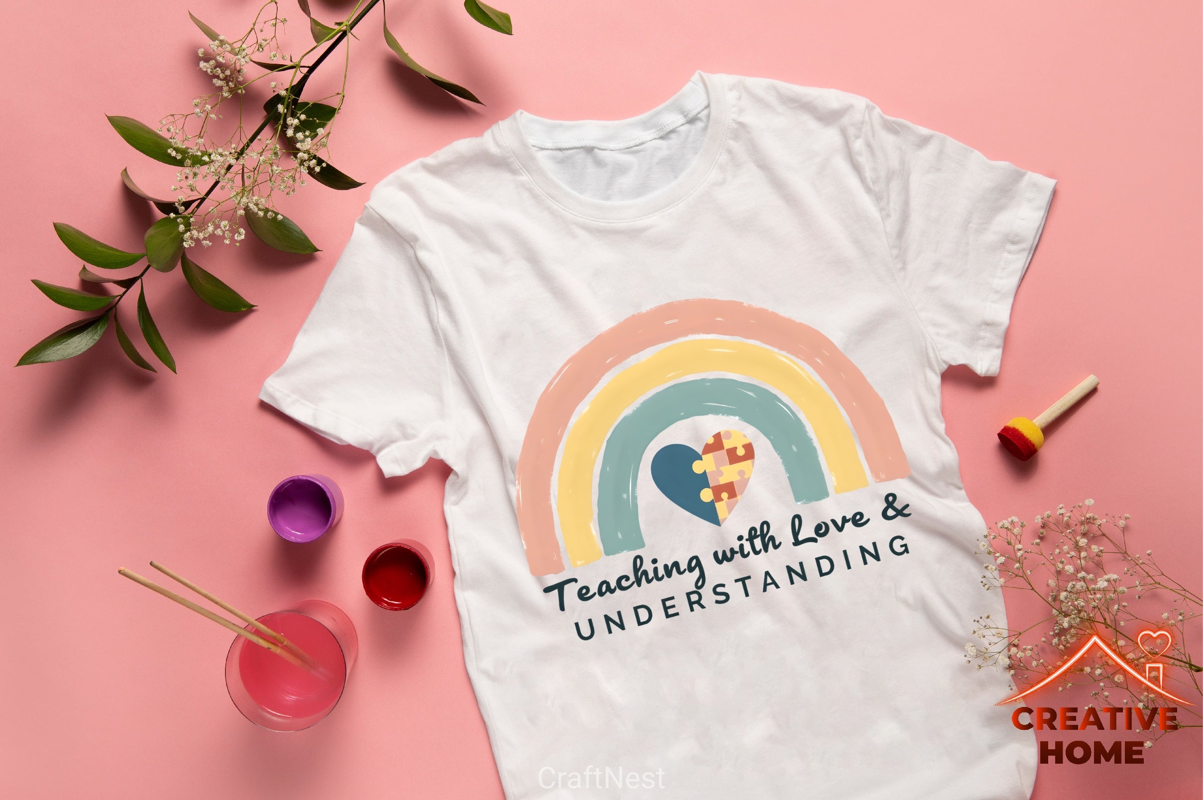 Down Syndrome & Autism Rainbow Clipart Bundle - CraftNest - Digital Crafting and Art