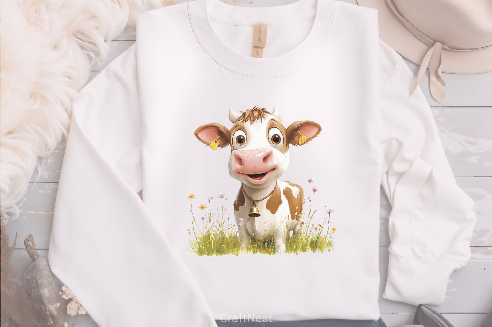 Cute Farm Animals Clipart Bundle - CraftNest - Digital Crafting and Art