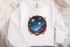 Vintage Celestial Art Nouveau Clipart Bundle - CraftNest - Digital Crafting and Art